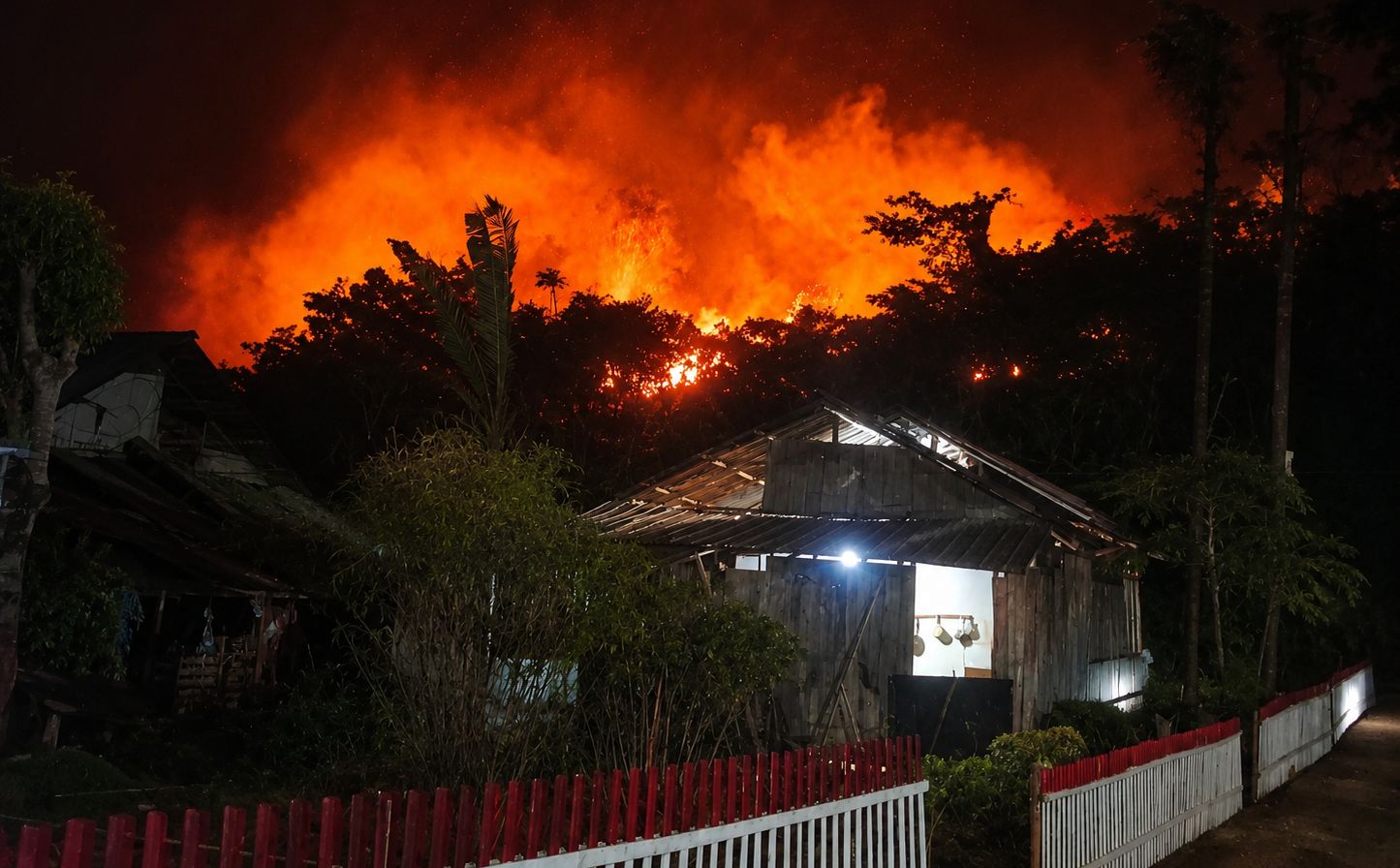 Api di Libas dan Kahuku Berhasil Dikendalikan, Desa Ehe Masih Terbakar