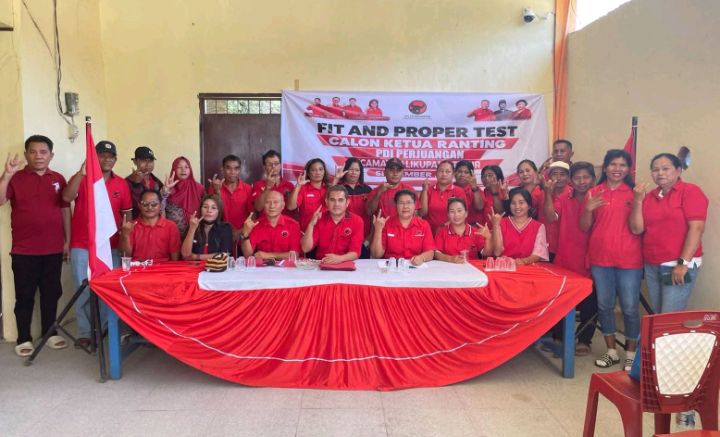 PAC PDIP Likupang Timur Gelar Tes dan Proper Test, Jaring Ketua Ranting di 18 Desa